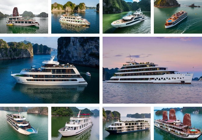 10 du thuyền Vịnh Lan Hạ được yêu thích nhất hiện nay